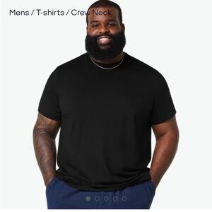 NWOT Bombas mens short sleeve pima cotton crew neck tee